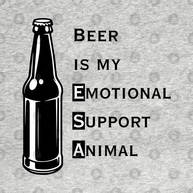 Emotional Support Animal-Beer by YOPD Artist